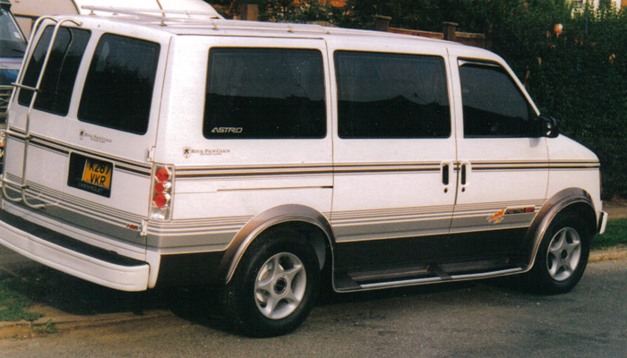 How the van looked when first brought to the UK